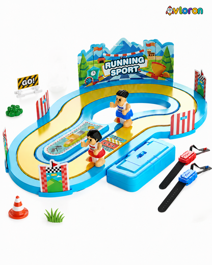 Avloron Motion-Sensing Racing Track Game with Two-Player Competition Mode – Interactive Family Toy for Home Fun & Entertainment