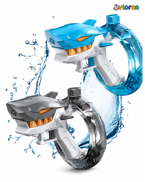 Shark Electric Water Gun with Long-Range High-Pressure Spray – Exciting Outdoor Water Battles for Kids
