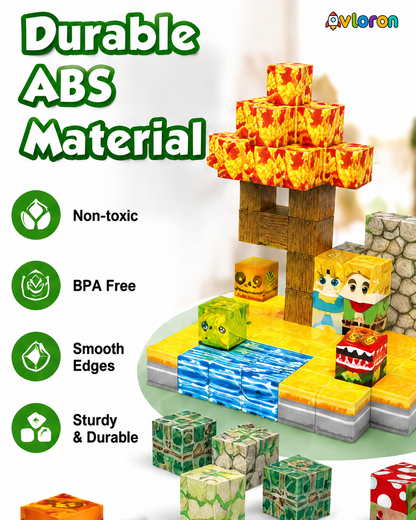 Magnetic Blocks 200PCS Warrior and Princess Series with Light-Up Magnetic Tiles – STEM Building Toy for Creativity & Motor Skills Ages 3+