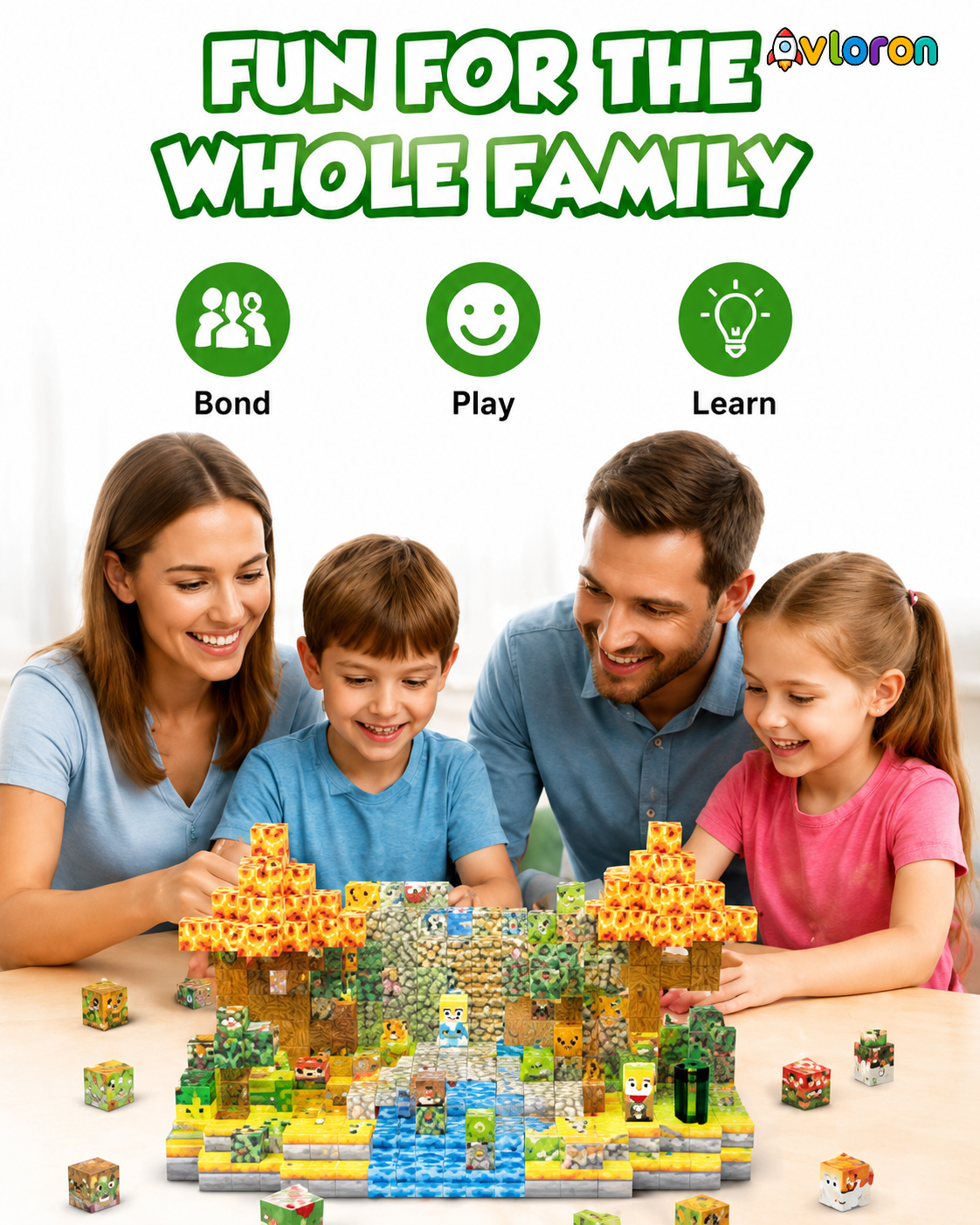 Magnetic Blocks 200PCS Warrior and Princess Series with Light-Up Magnetic Tiles – STEM Building Toy for Creativity & Motor Skills Ages 3+