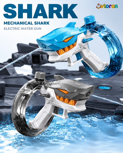 Shark Electric Water Gun with Long-Range High-Pressure Spray – Exciting Outdoor Water Battles for Kids